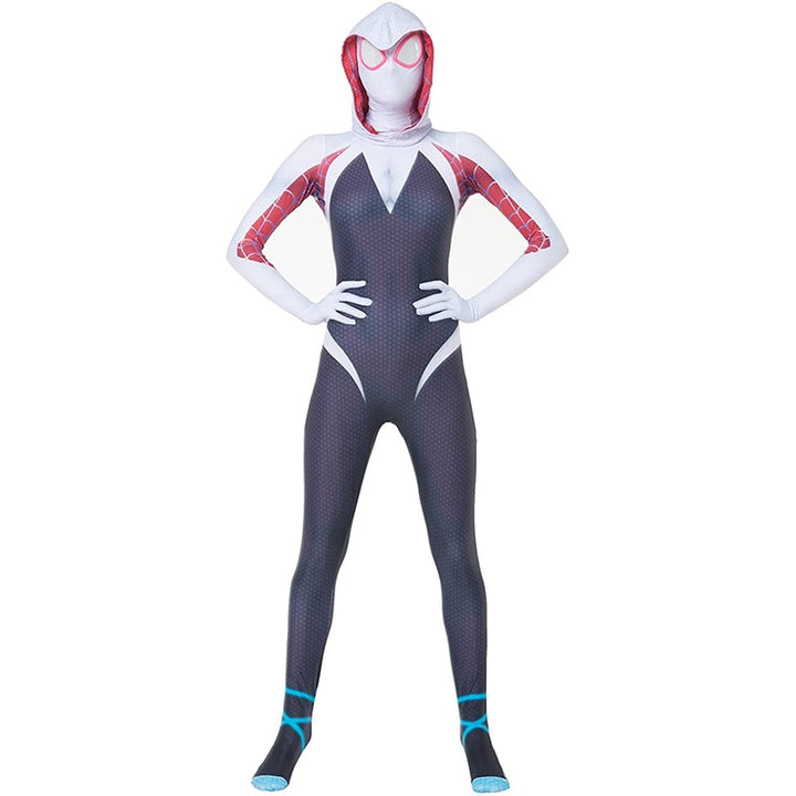 Super Hero Costume Variations - Gwen Stacy, Spiderman, Black Panther, Iron Man, Venom, and Flash