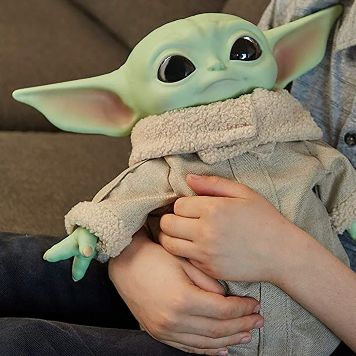 Disney 28cm Pvc Yoda Figure Grogu Plush Action Figure Toys Yoda Baby Star Wars The Mandalorian Anime Dolls Gifts Children Toys