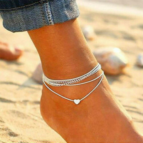 Love Heart Ankle Bracelet