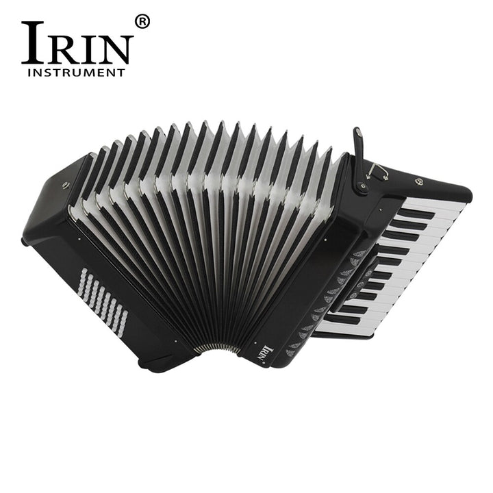 IRIN 26-Key 48 Bass Accordion Black Keyboard Beginner With Carrying Bag