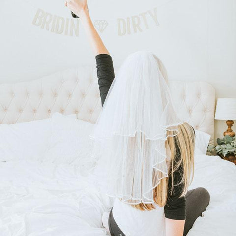 Bride To Be Foil Sash | Maroon Foil