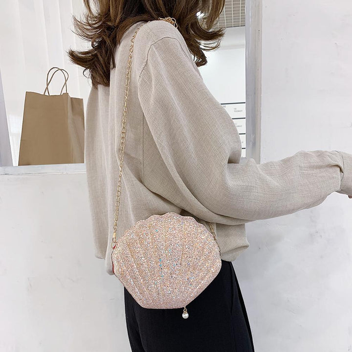 Sequined Shoulder Bag Shell