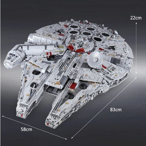 Large Millennium Falcon Building Blocks Star Destroyer bricks