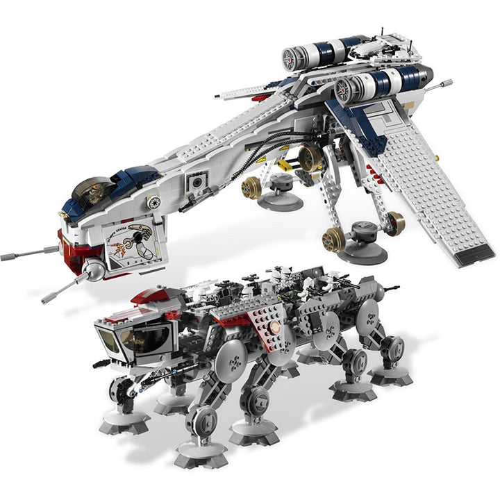 Republic Dropship with AT-OT Walker DIY Model Building Blocks Bricks 1788 pcs