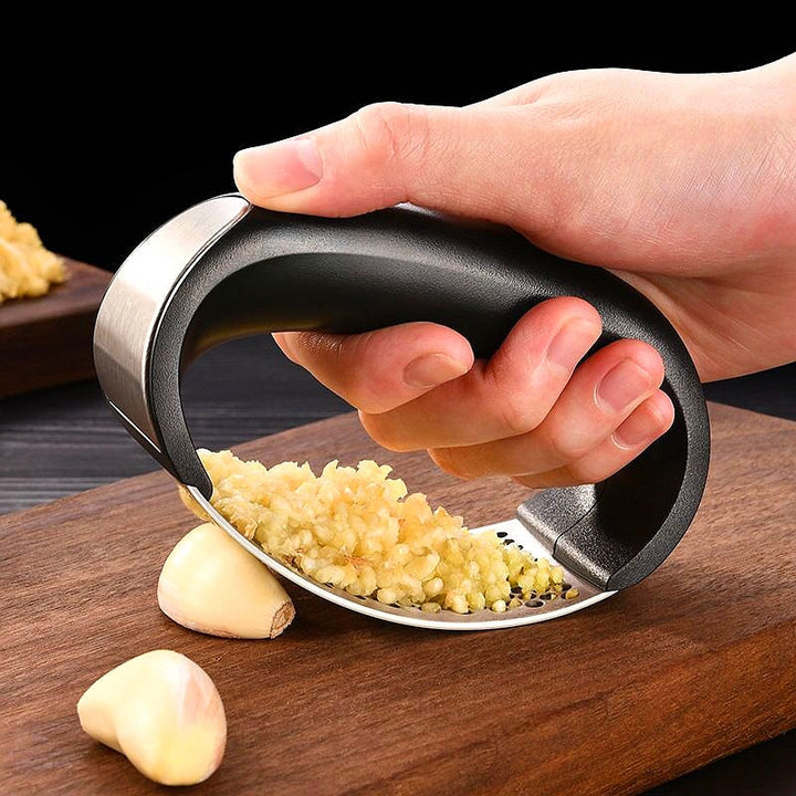 Stainless Steel Garlic Press Crusher Manual Garlic Mincer