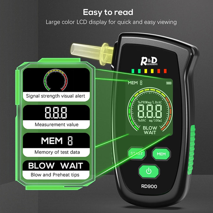 Rechargeable Digital Breathalyzer