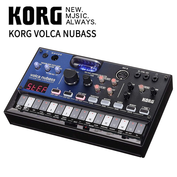 Korg volca nubass vacuum tube analog keyboard synthesizer