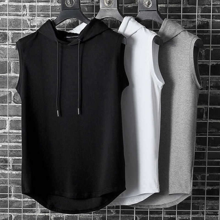 Fitness Hooded Tank Top