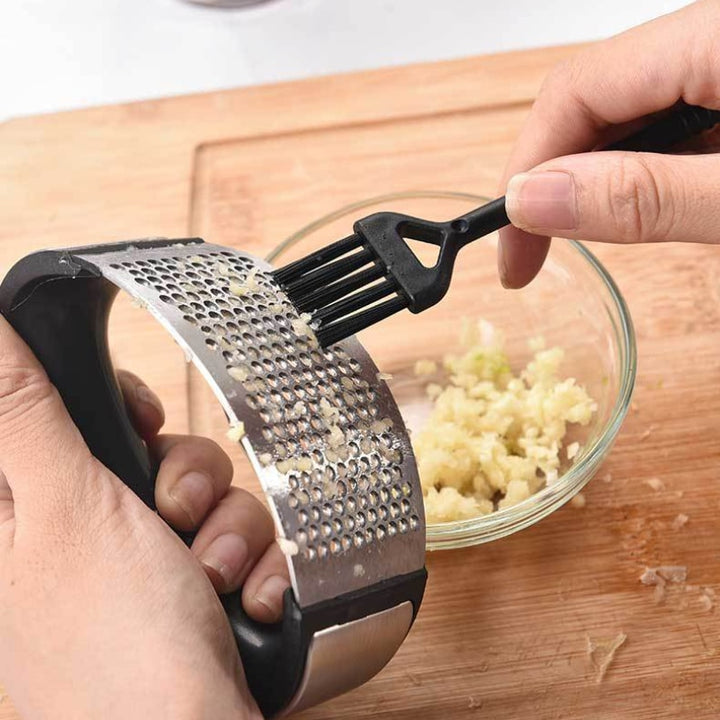 Stainless Steel Garlic Press Crusher Manual Garlic Mincer